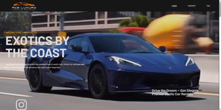 Ace Luxury Exotics San Diego CA 768x384