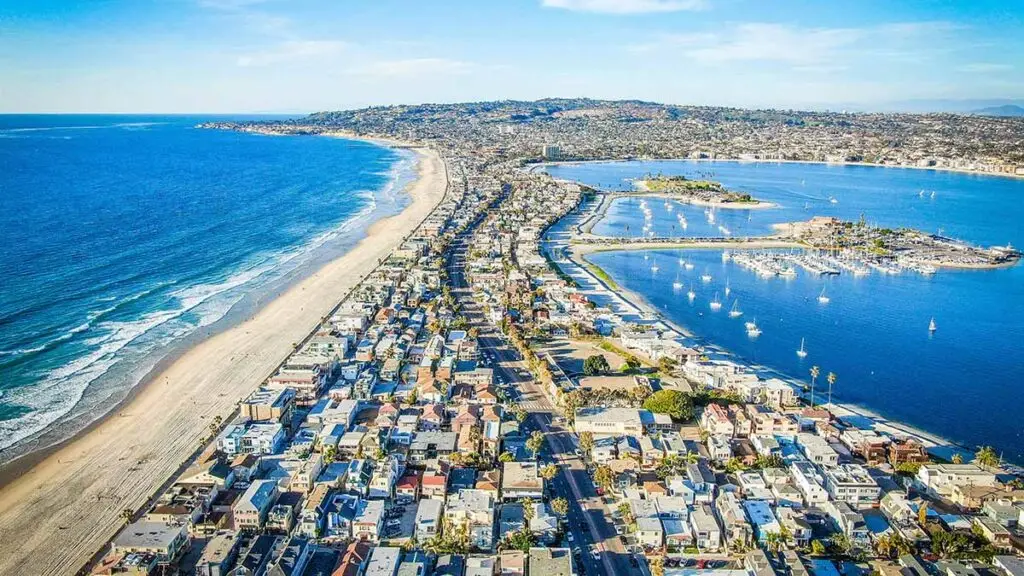 Mission Bay Beaches-San Diego CA USA