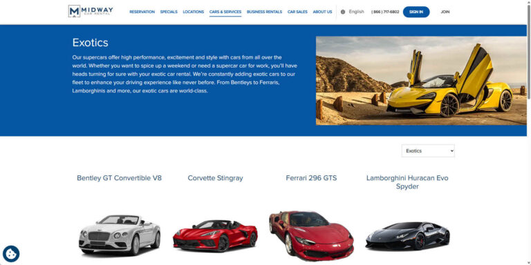 Midway Car Rental Beverly Hills CA 768x384