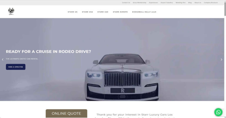 Starr Luxury Cars Beverly Hills CA 768x402