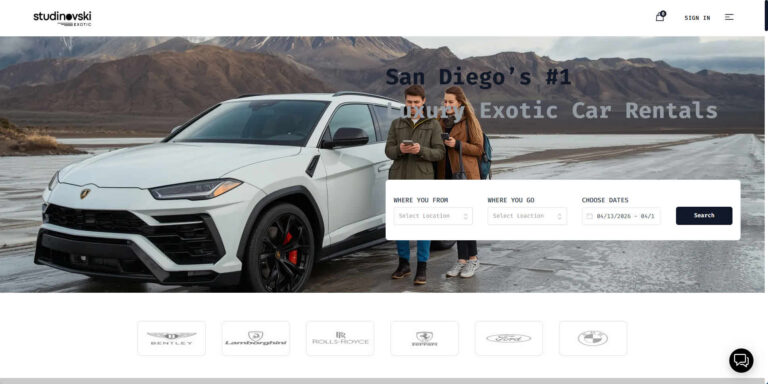 Studinovski Exotics San Diego CA 768x384